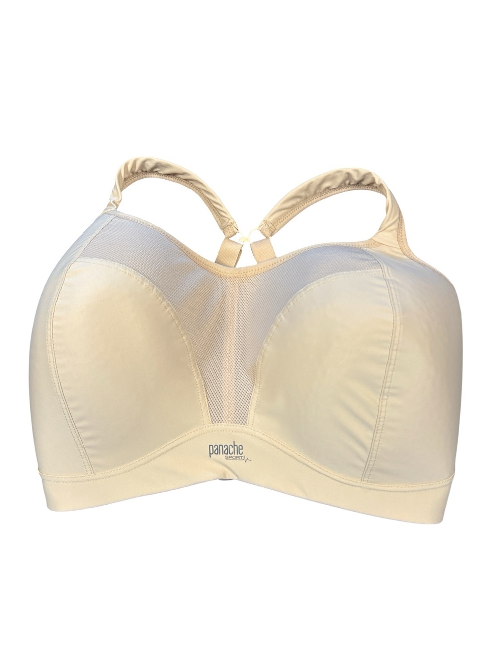 Panache Sport Boundless Wireless Sports Bra 7341 Size 32H EUC Tan